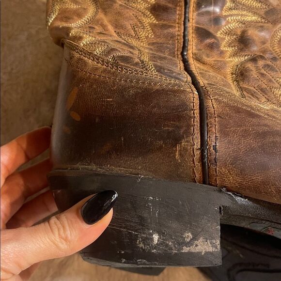 Laredo Brown, leather cowboy boots size 13 D main image 8